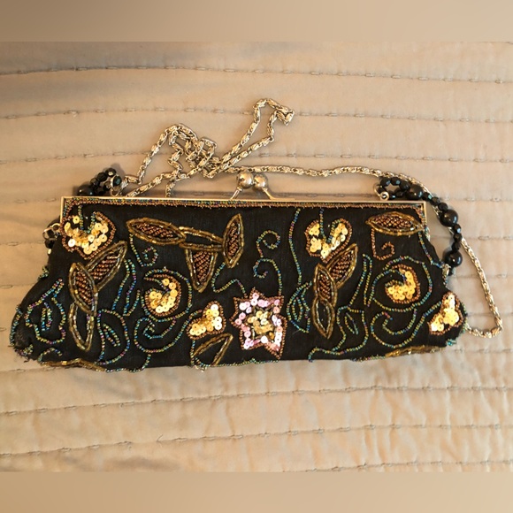 Beaded clutch purse - Picture 1 of 3